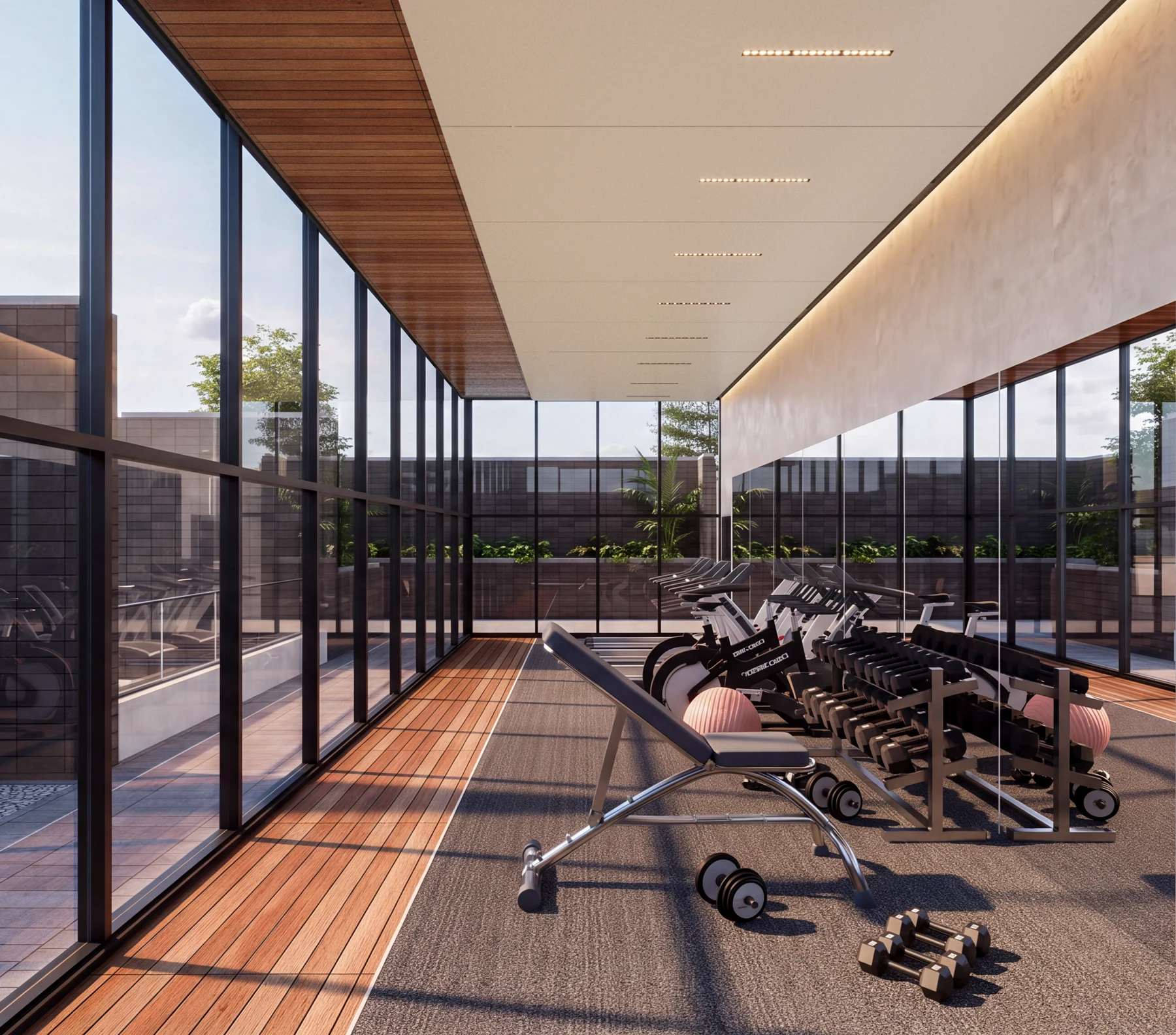 Unicorn Heights fitness render