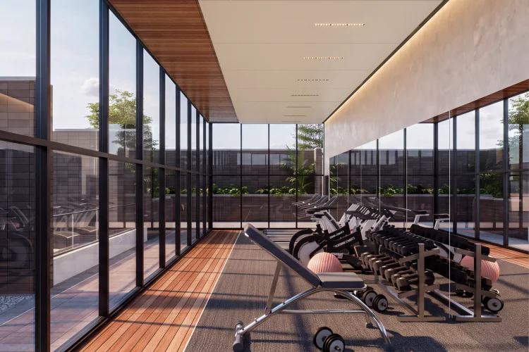Unicorn Heights fitness center visualization