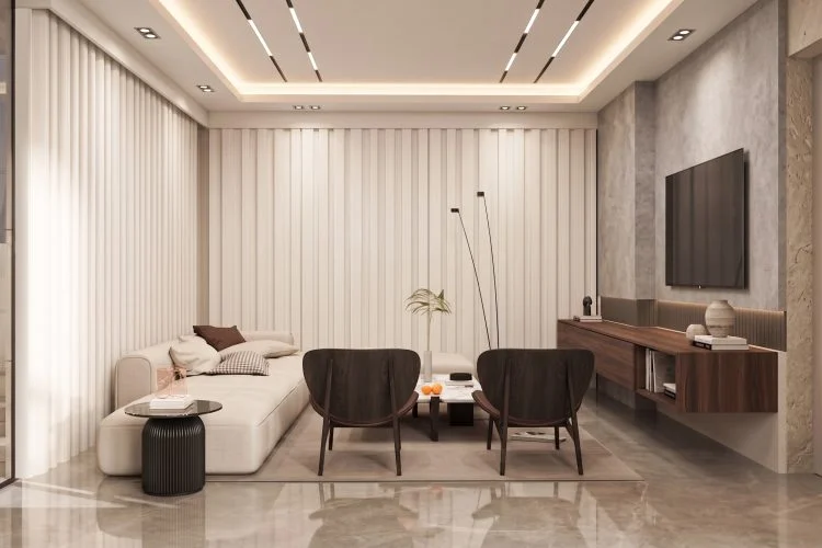 Unicorn Heights duplex living area visualization