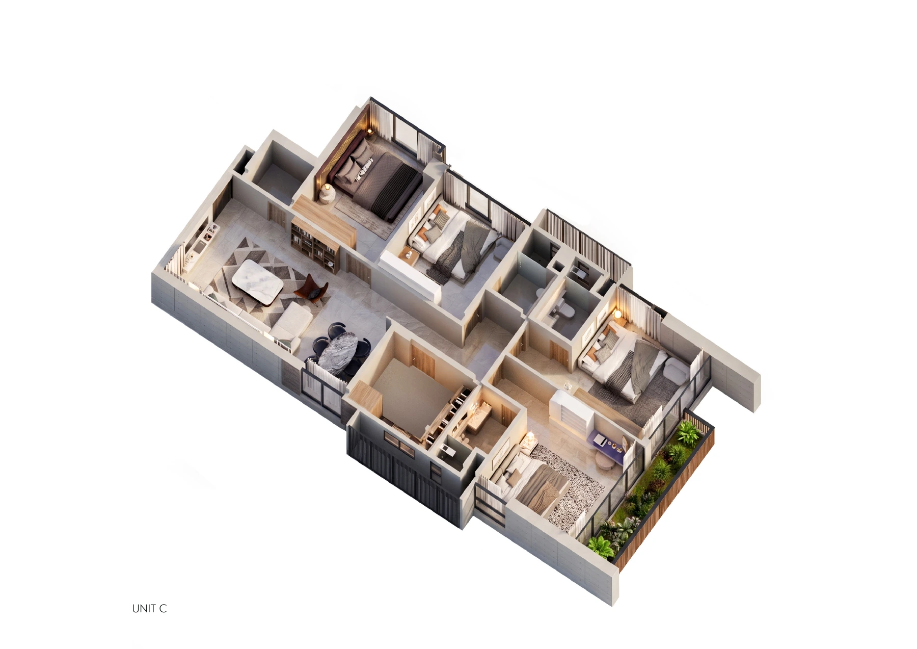 Unicorn Heights · Unit C brochure image